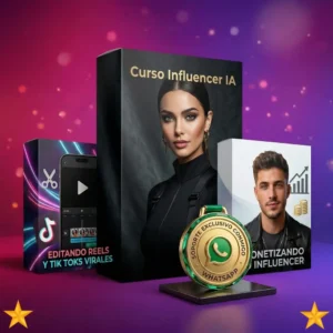 Curso Influencer IA: Para crear una marca viral que facture 24/7